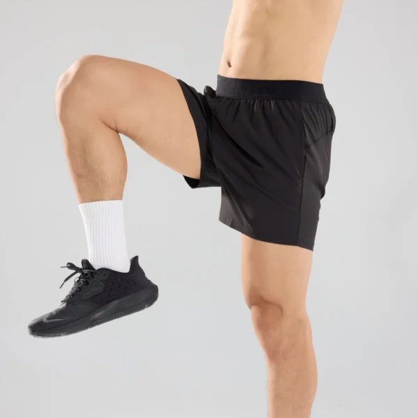 Ultra-Lightweight 5-Inch Mid-Rise Fitness Shorts