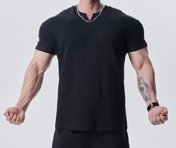 jpeg_m_225f904a1f5aeaa164af6fd566ceecb3_sx_340597_www1000-1000~tplv-5mmsx3fupr-resize_1000_1000 Textured Slim-Fit Men's Workout T-Shirt