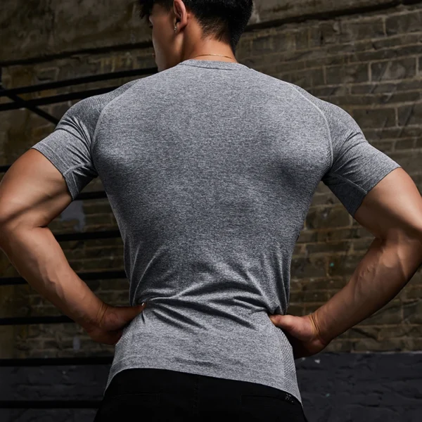 Sports Outdoor Breathable Slim Fitness T-Shirt